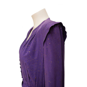 Vintage Nina Ricci purple dress