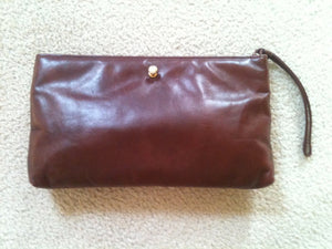 Vintage Ruth Saltz leather clutch bag