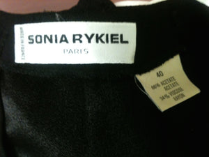 Vintage Sonia Rykiel black crepe blazer  jacket