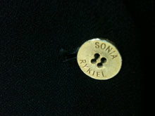 Load image into Gallery viewer, Vintage Sonia Rykiel black crepe blazer  jacket detail