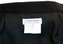 Load image into Gallery viewer, Vintage Saint Laurent Rive Gauche black wrap skirt