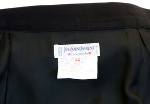 Vintage Saint Laurent Rive Gauche black wrap skirt