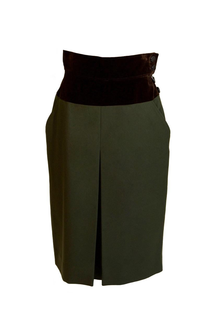 Vintage Saint Laurent Rive Gauche skirt