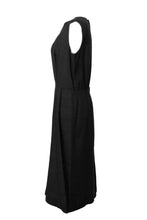 Load image into Gallery viewer, Saks Fifth Avenue doupioni silk black dress, circa 1950s-1960s