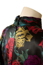 Load image into Gallery viewer, Vintage Albert Nipon floral silk print dress