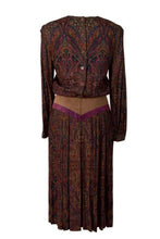 Load image into Gallery viewer, Joan Sparks for Daniel Barrett paisley wool dress